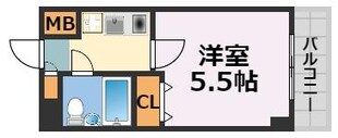 レスポワール難波南の物件間取画像